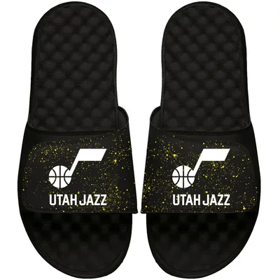Utah Jazz ISlide Speckle Slide Sandal - Black