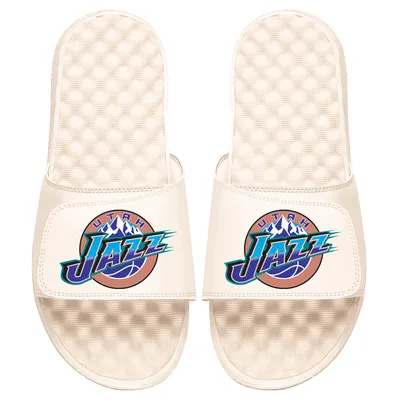 Utah Jazz ISlide Slide Sandals - Cream