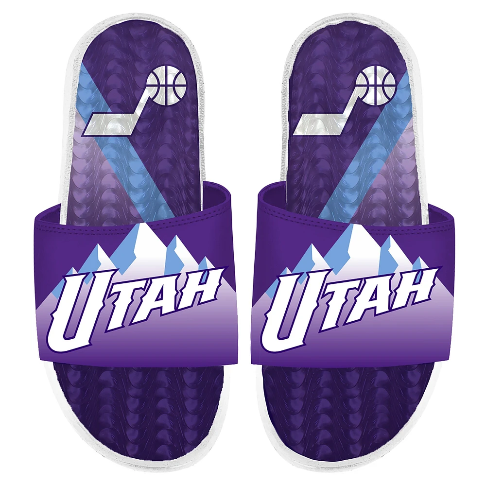 Sandales à enfiler ISlide Utah Jazz City Edition Gel pour homme 2024/25