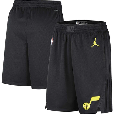 Men's Jordan Brand Black Utah Jazz 2022/2023 Statement Edition Swingman Performance Shorts