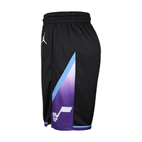 Men's Jordan Brand Black Utah Jazz 2024/25 Statement Edition Swingman Performance Shorts