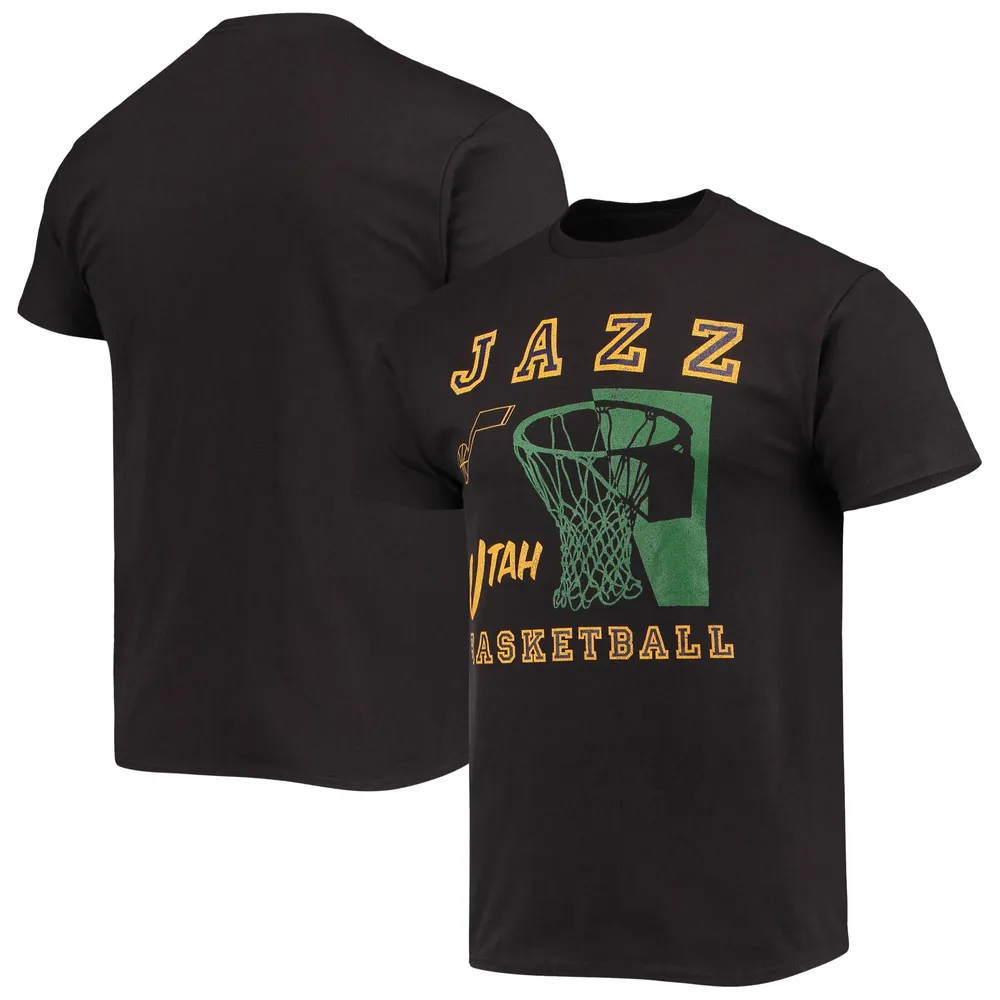 T-Shirt Homme Junk Food Navy Utah Jazz Slam Dunk