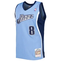 Maillot Mitchell & Ness Deron Williams bleu pour homme Utah Jazz 2006/07 Hardwood Classics Swingman