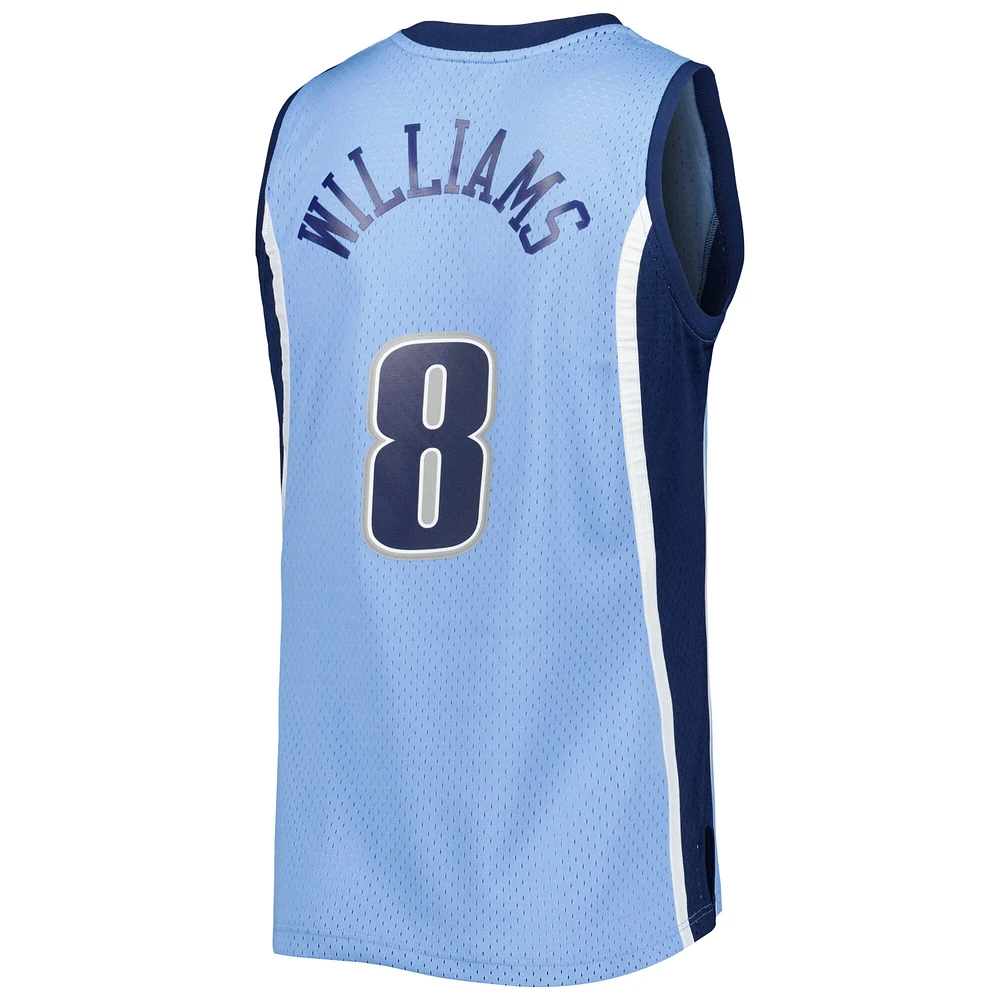 Maillot Mitchell & Ness Deron Williams bleu pour homme Utah Jazz 2006/07 Hardwood Classics Swingman