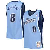 Maillot Mitchell & Ness Deron Williams bleu pour homme Utah Jazz 2006/07 Hardwood Classics Swingman