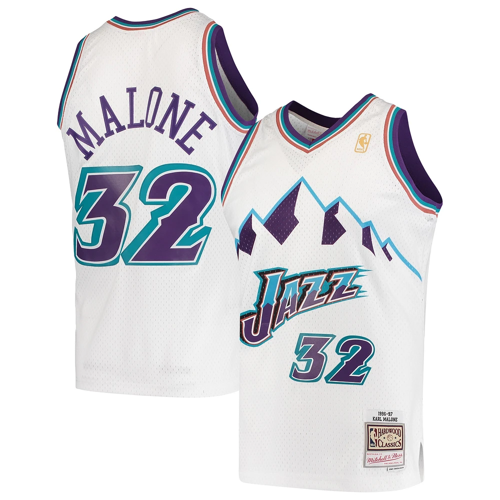 Men's Mitchell & Ness Karl Malone Utah Jazz / Hardwood Classics Swingman Jersey