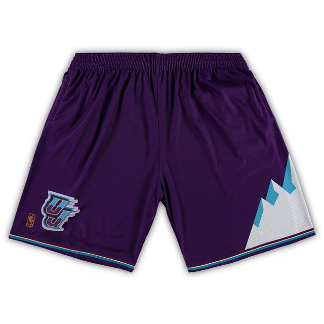 Mitchell & Ness pour homme Violet Utah Jazz Big Tall Hardwood Classics Swingman Short