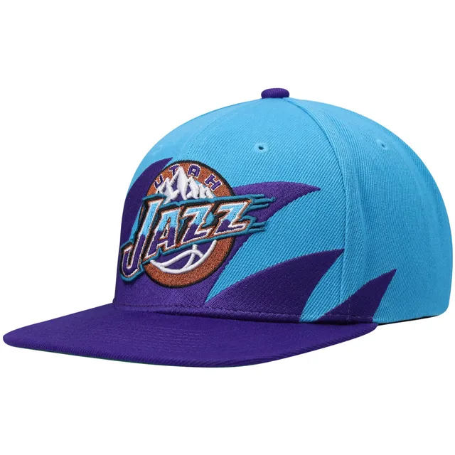 Lids Los Angeles Lakers Mitchell & Ness Hardwood Classics Sharktooth Snapback  Hat - Gold/Purple