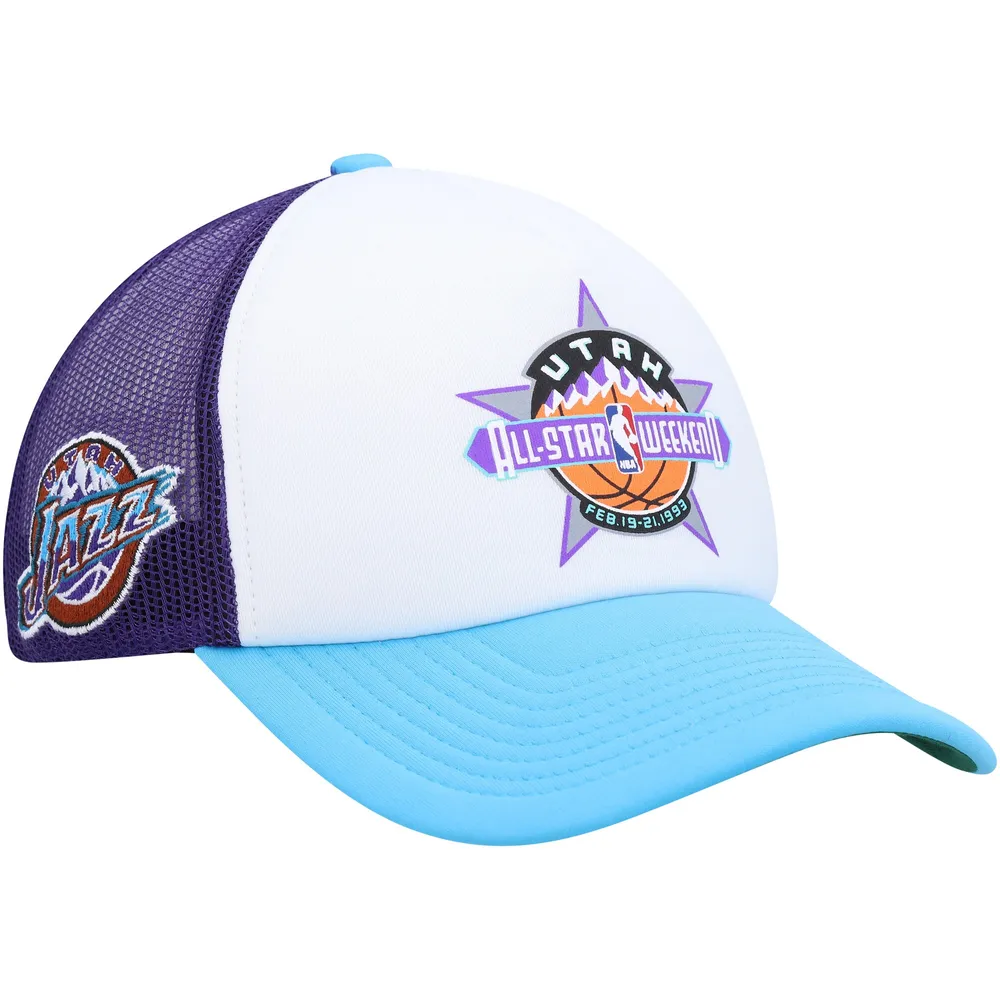 Mitchell & Ness NBA Charlotte Hornets Hardwood Classics White Snapback Hat  Cap