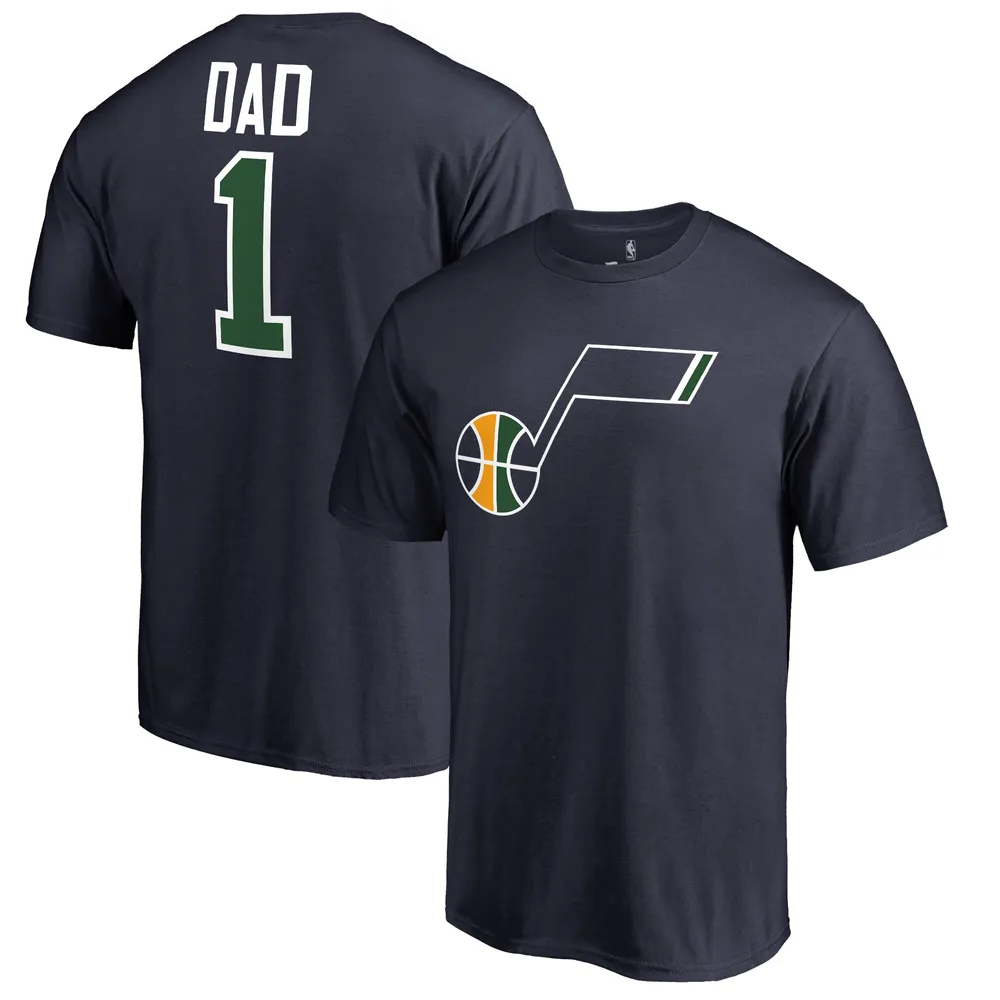 Men's Fanatics Branded Navy Dallas Cowboys #1 Dad T-Shirt