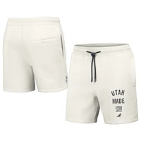 Men's NBA x Staple Cream Utah Jazz Heavyweight Fleece Shorts