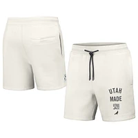 Men's NBA x Staple Cream Utah Jazz Heavyweight Fleece Shorts