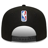 Men's New Era Black Utah Jazz Jersey Hook Statement Edition 9FIFTY Snapback Hat