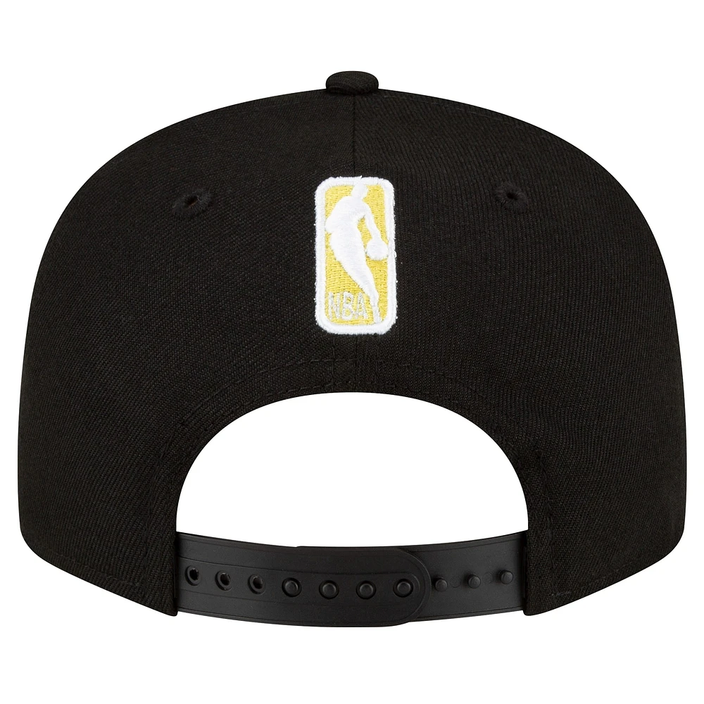 Men's New Era Black Utah Jazz Official Team Color 9FIFTY Snapback Hat