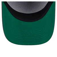 Men's New Era  Charcoal Utah Jazz Throwback Washed Pre-Curved 9FIFTY Snapback Hat