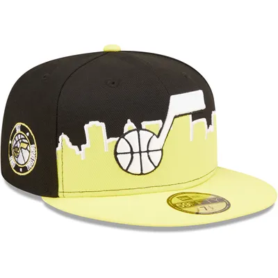 Men's New Era Gold/Black Utah Jazz 2022 Tip-Off 59FIFTY Fitted Hat