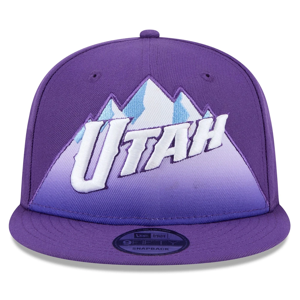 Men's New Era  Purple Utah Jazz 2024/25 City Edition 9FIFTY Snapback Hat