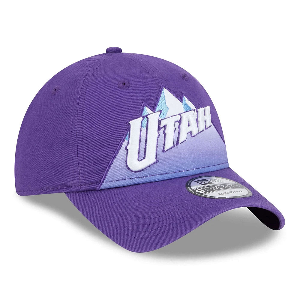 Men's New Era  Purple Utah Jazz 2024/25 City Edition 9TWENTY Adjustable Hat