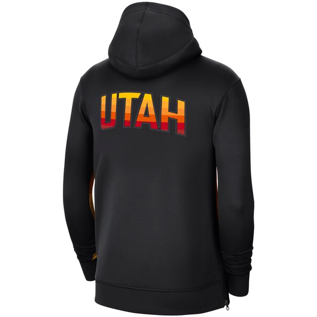 Sweat à capuche entièrement zippé Nike Utah Jazz 2020/21 City Edition Showtime Performance pour Homme Noir