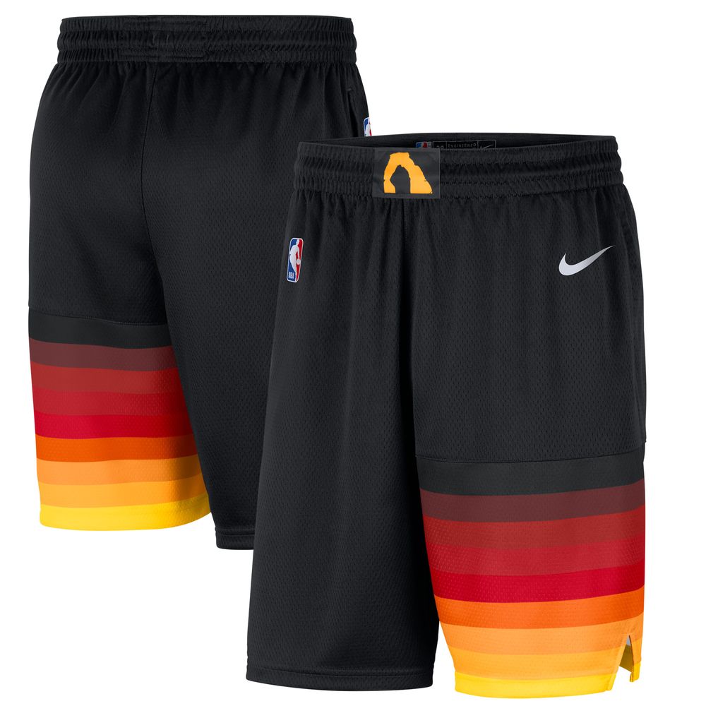 Men's Nike Black Utah Jazz 2020/21 City Edition Swingman Shorts