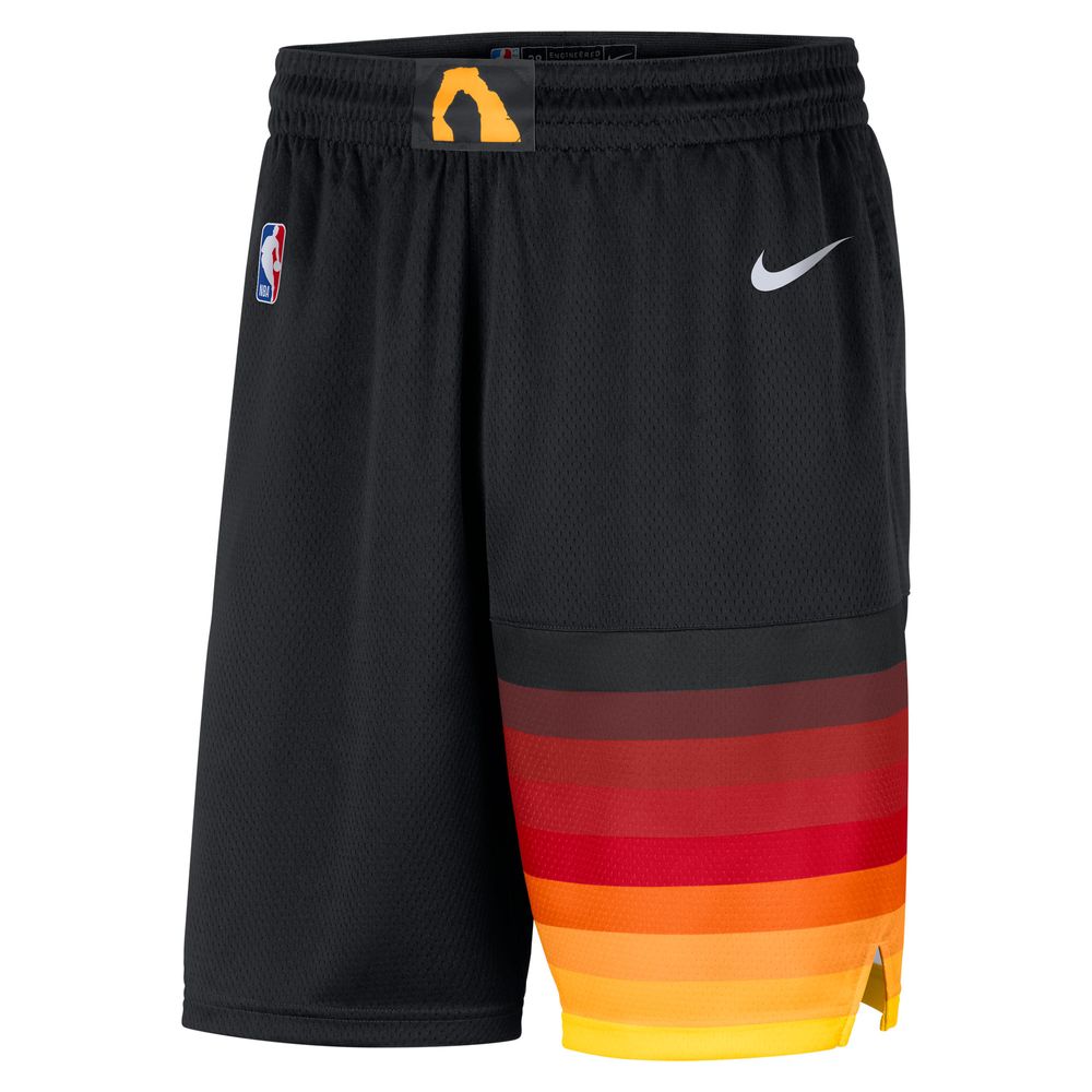 Men's Nike Black Utah Jazz 2020/21 City Edition Swingman Shorts