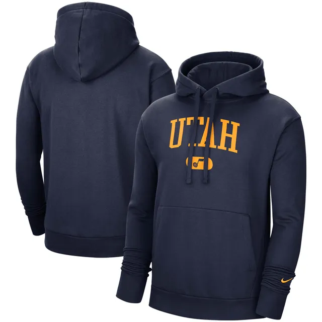 Youth Navy Tennessee Titans Heritage Long Sleeve Hoodie T-Shirt