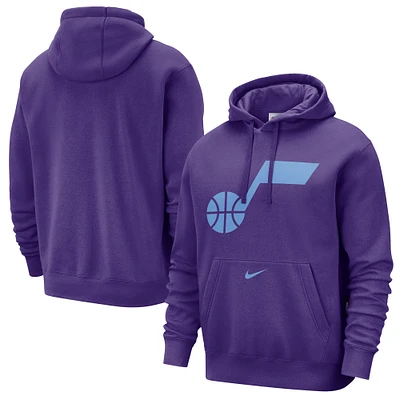 Sweat à capuche Nike Utah Jazz City Edition Essential Club violet pour homme 2024/25