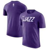 T-shirt Nike violet Utah Jazz City Edition Essential Logo pour homme 2024/25