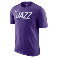 Men's Nike Purple Utah Jazz 2024/25 City Edition Essential Logo T-Shirt