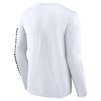 Men's White Utah Jazz Vision Long Sleeve T-Shirt