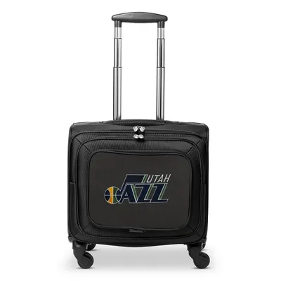 Utah Jazz MOJO 14'' Laptop Overnighter Wheeled Bag- Black
