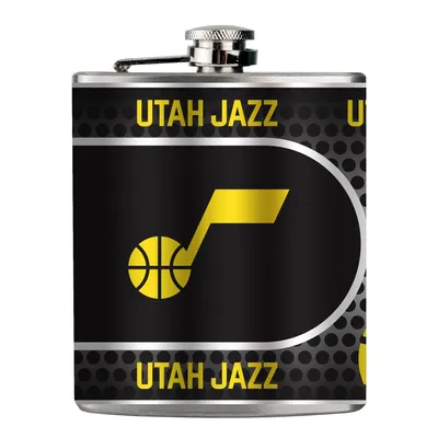 Utah Jazz 6oz. Stainless Steel Hip Flask - Silver