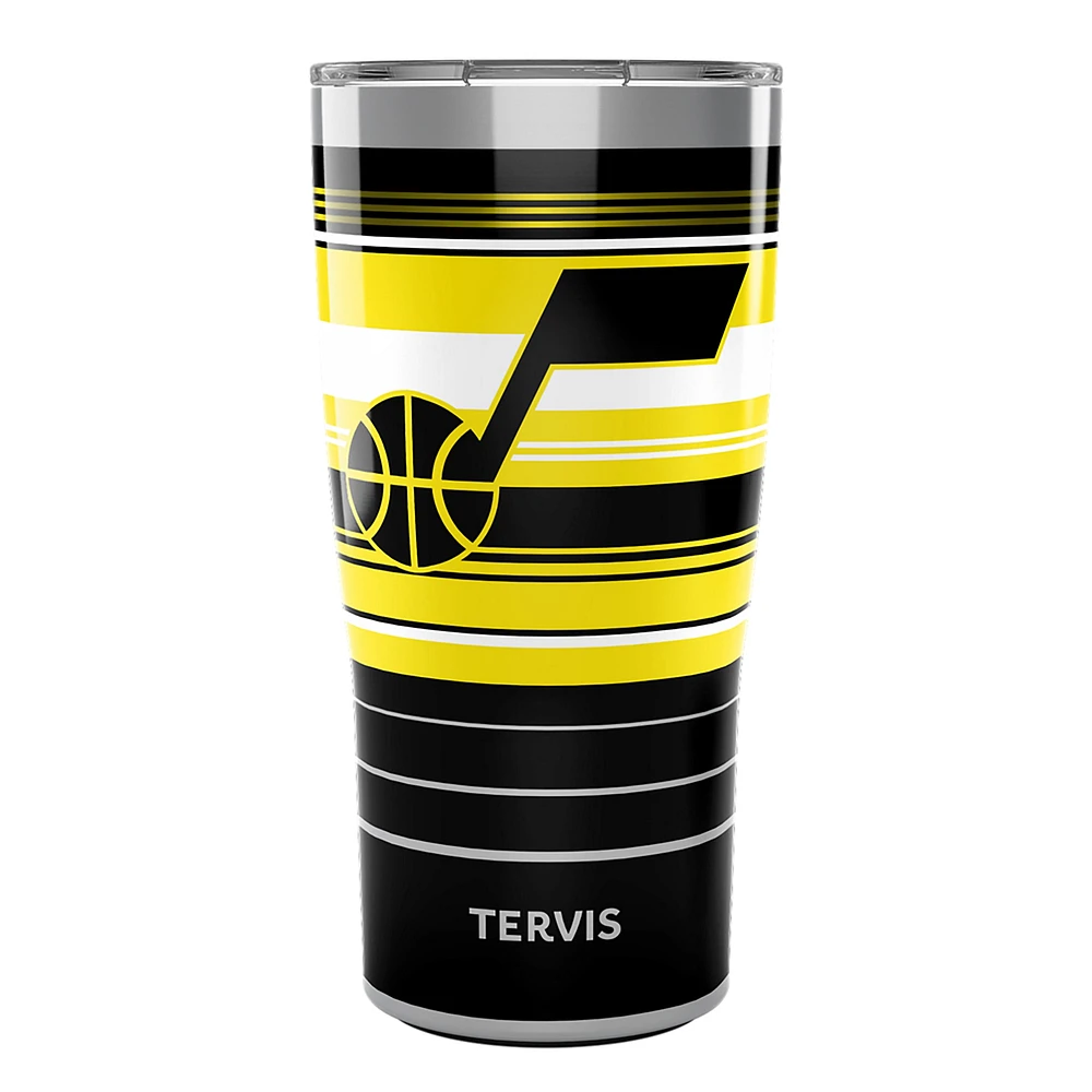 Tervis Utah Jazz 20oz. Gobelet en acier inoxydable à rayures Hype