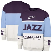 Unisex '47 Light Blue Utah Jazz 2024/25 City Edition On Five Maximalist Pullover Sweatshirt