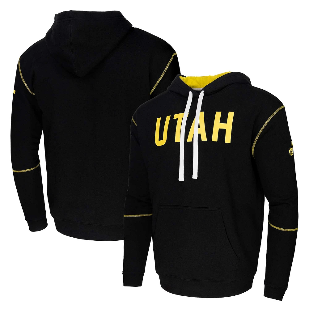 Unisex Black Stadium Essentials Utah Jazz Monument Pullover Hoodie