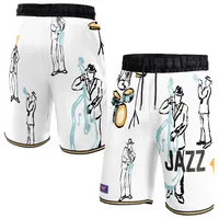 Unisex NBA & KidSuper Studios by Fanatics White Utah Jazz Hometown Shorts