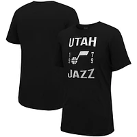 T-shirt unisexe Stadium Essentials noir Utah Jazz City Year