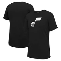 T-shirt unisexe Stadium Essentials noir avec logo principal de l'Utah Jazz