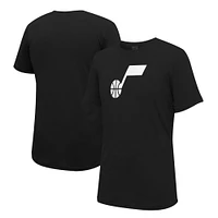 T-shirt unisexe Stadium Essentials noir avec logo principal de l'Utah Jazz