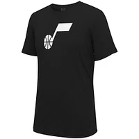 T-shirt unisexe Stadium Essentials noir avec logo principal de l'Utah Jazz