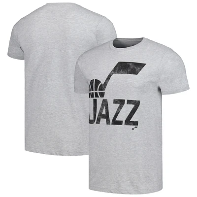 T-shirt unisexe Stadium Essentials gris chiné Utah Jazz Hometown