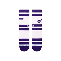 Unisex  Stance Utah Jazz Prep Stripe Crew Sock