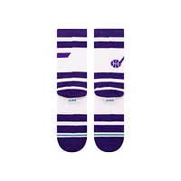 Unisex  Stance Utah Jazz Prep Stripe Crew Sock