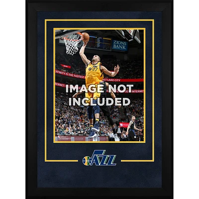 Utah Jazz Deluxe 16'' x 20'' Vertical Frame with Team Logo