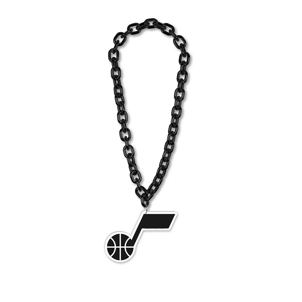 Collier à grosse chaîne avec logo WinCraft Utah Jazz