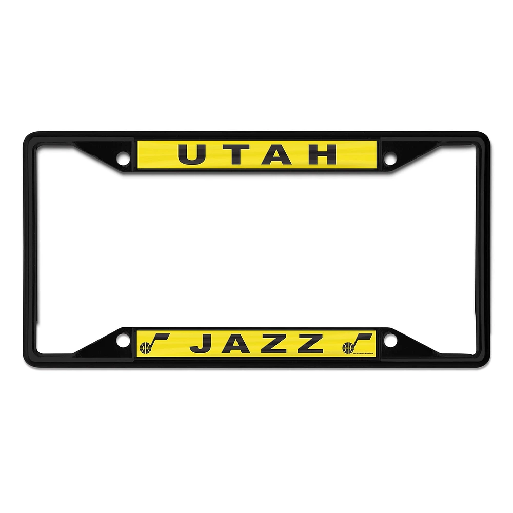 Cadre de plaque d'immatriculation couleur chrome WinCraft Utah Jazz