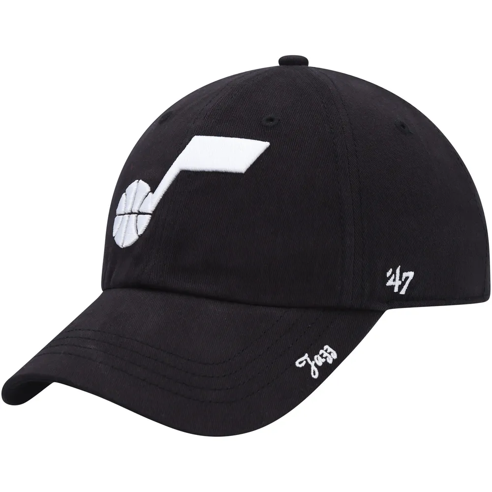 Casquette réglable '47 Black Utah Jazz Miata Clean Up pour femme