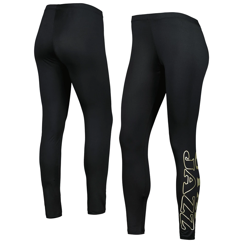 Women's G-III 4Her by Carl Banks Black Utah Jazz Stadium Leggings