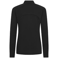Women's Levelwear Black Utah Jazz Flex Insignia 2.0 Quarter-Zip Top