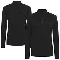 Women's Levelwear Black Utah Jazz Flex Insignia 2.0 Quarter-Zip Top